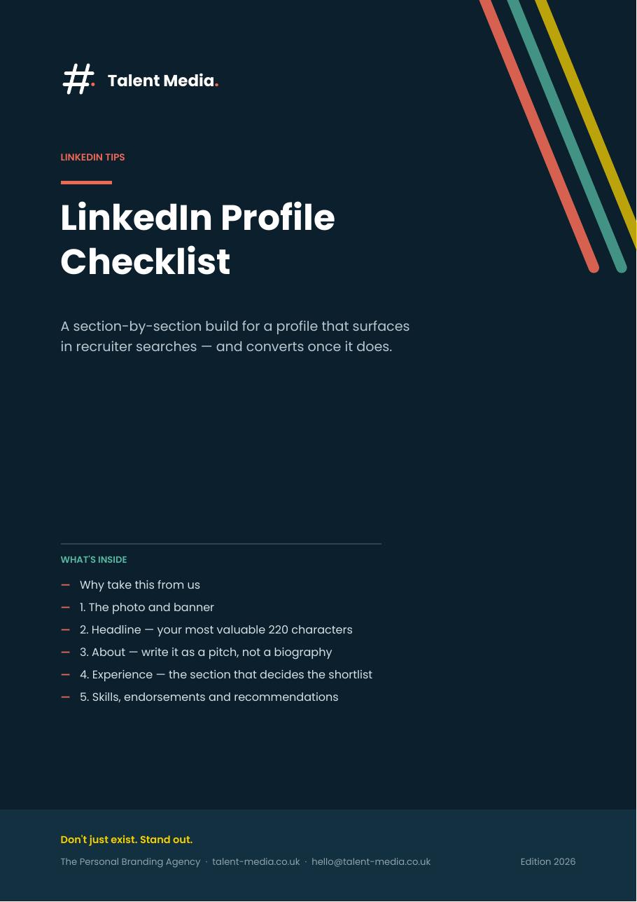 Cover of LinkedIn Profile Checklist